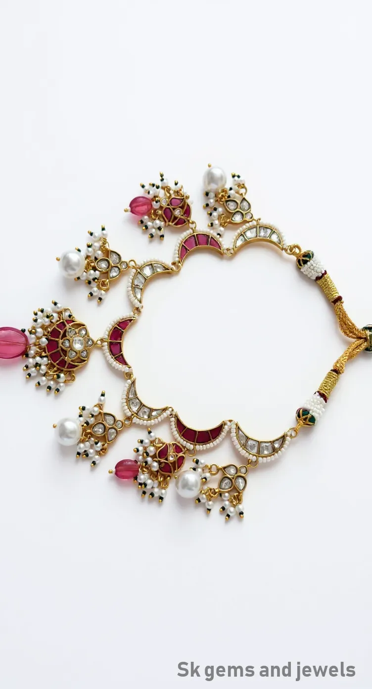 Kundan Necklace Set view 2