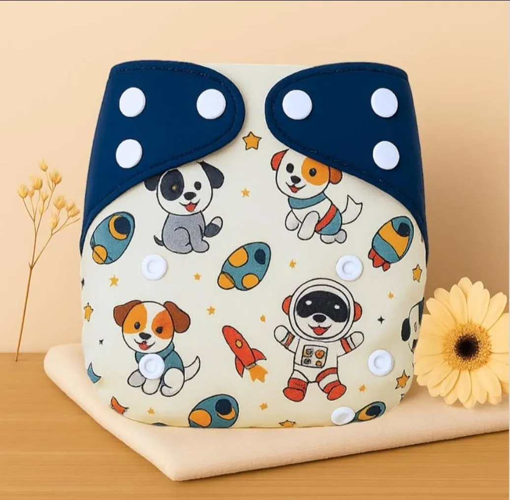 Reusable Cloth Diapers Pack Of N pack Of 4 view 5