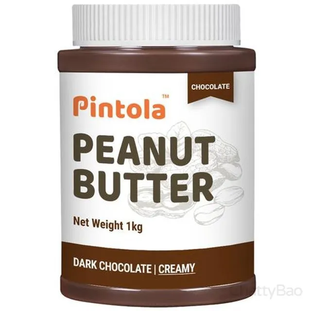 Pintola Peanut Butter - Dark Chocolate, Creamy 1 Kg view 2
