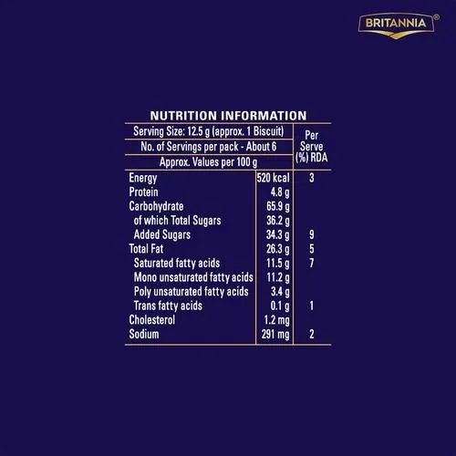 Britannia Pure Magic Chocolush Cookies 100 g view 2