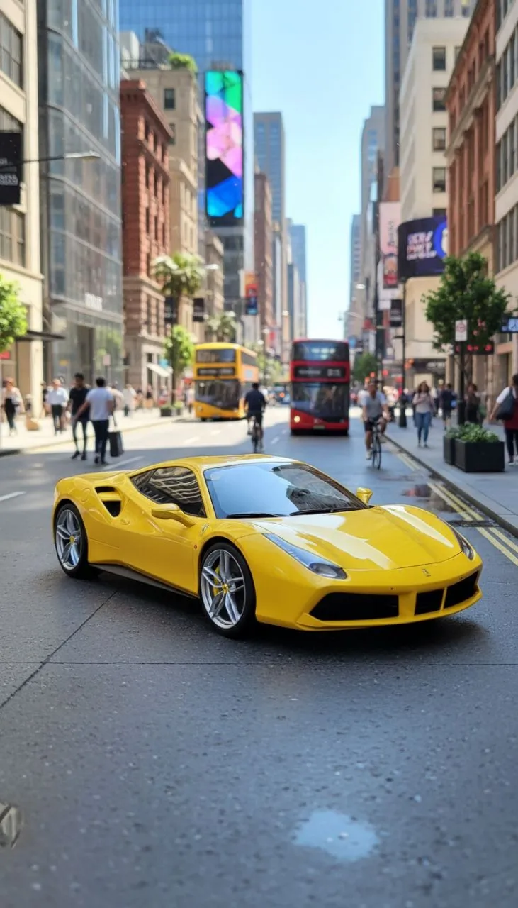 Bburago 488 GTB view 4