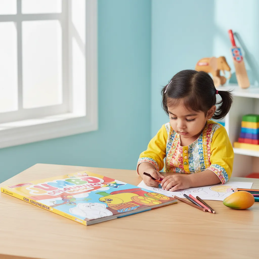 Infobells Jumbo Colouring Book 3