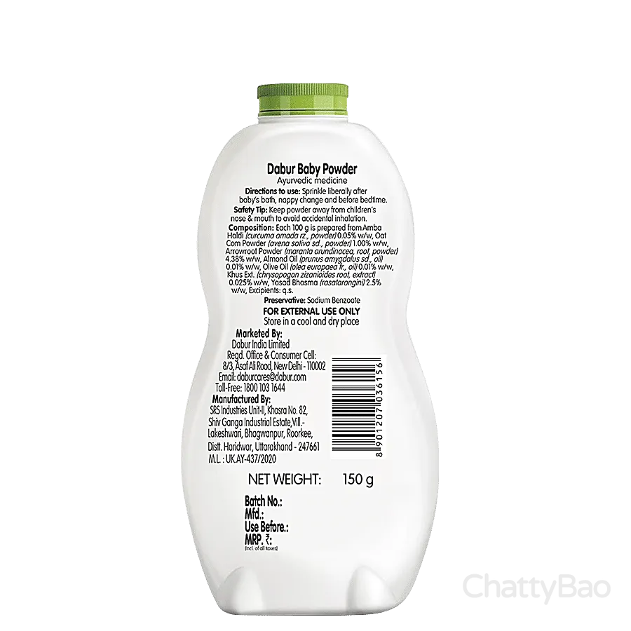 Dabur Baby Powder 150 g view 2