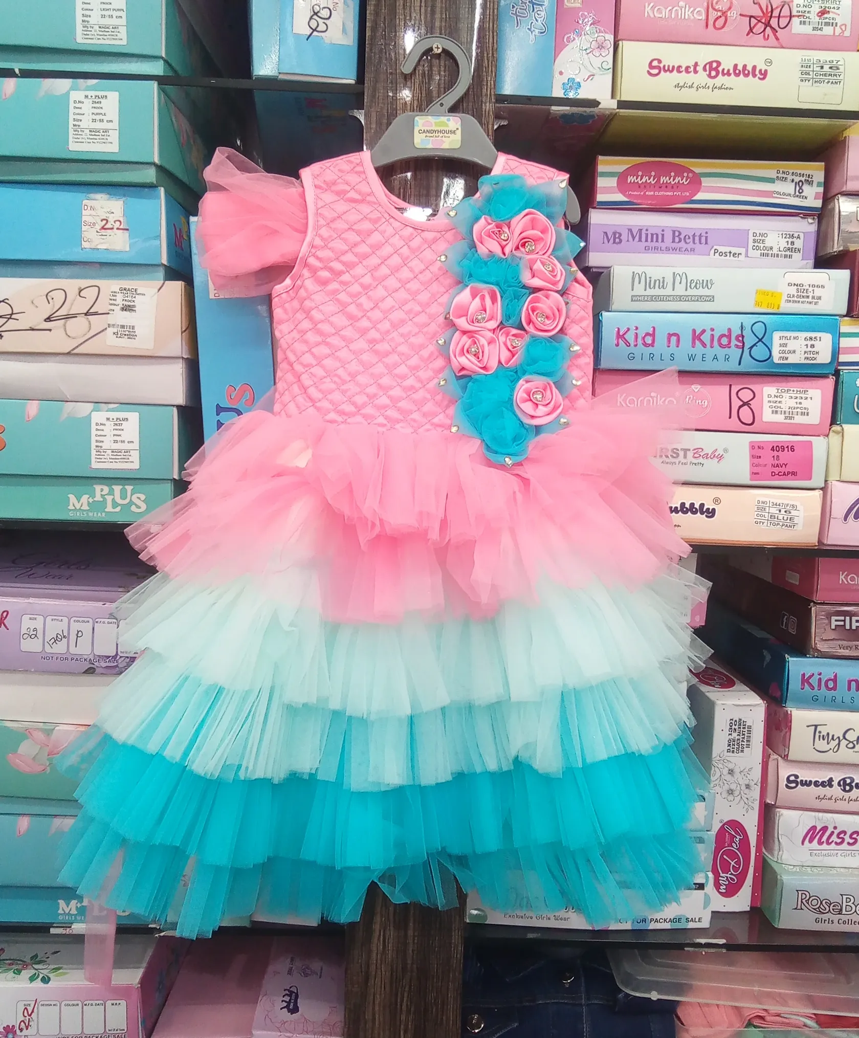 Girls Fancy Frock,,S view 3