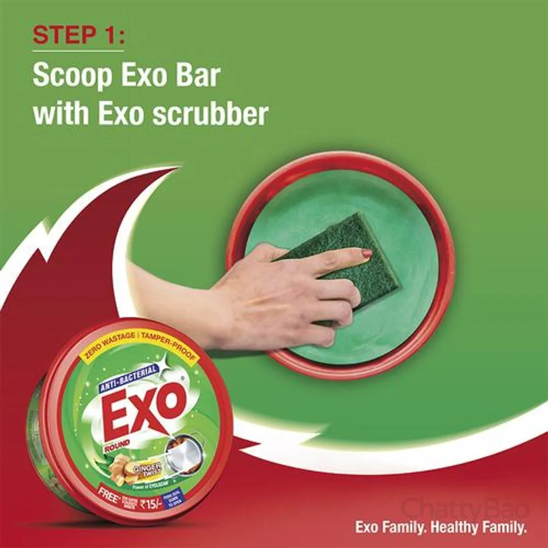 Exo Dishwash Bar 700 g each (Pack of 2) view 4