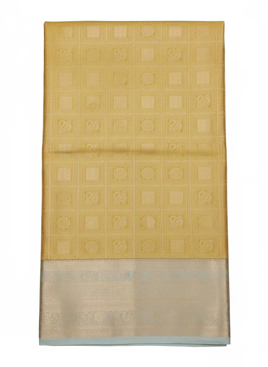 Gold Tissu Silk Saree view 2