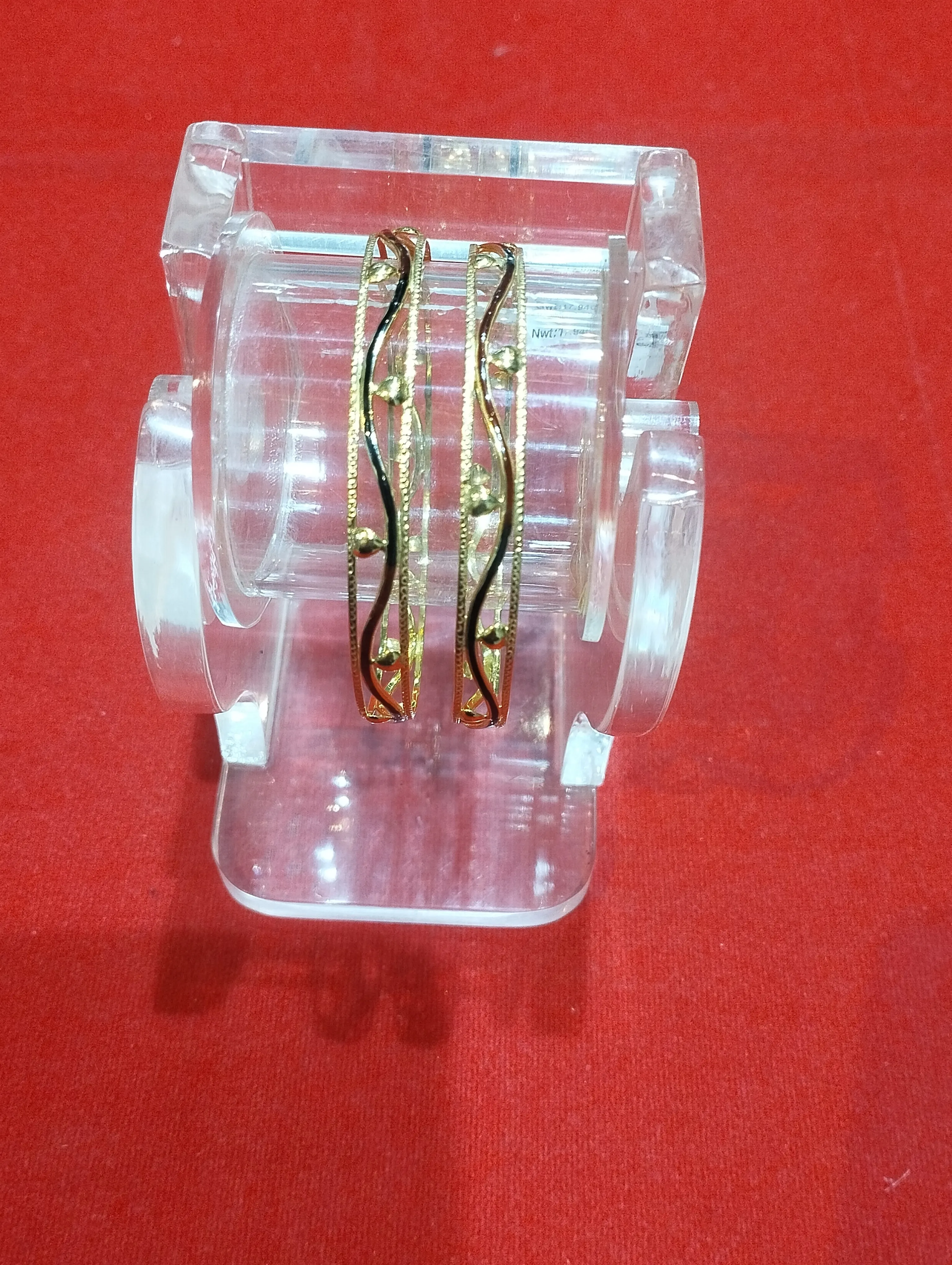 Gold bangles view 2