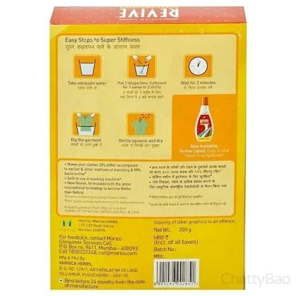Revive Instant Starch - Anti Bacteria 200 g view 2