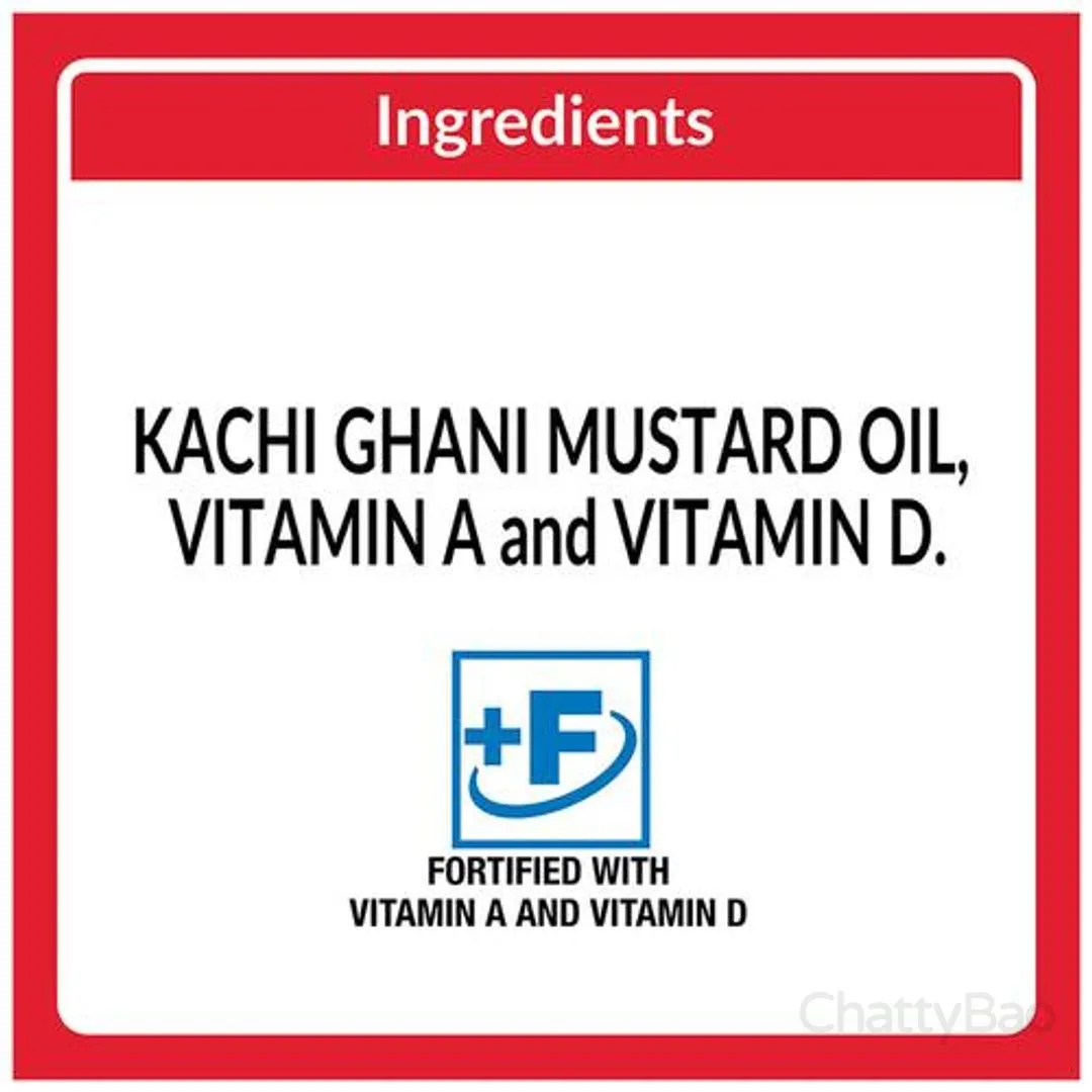 Dalda Mustard Oil Kachi Ghani Bottle 1 L view 5