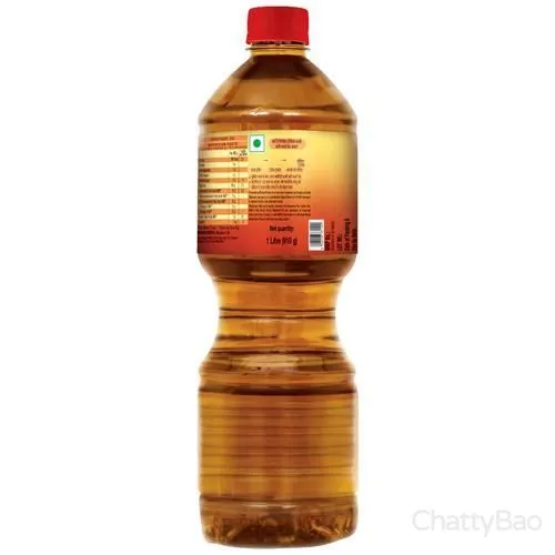 Nature Fresh Kachi Ghani Pure Mustard Oil Bottle 1 L view 2