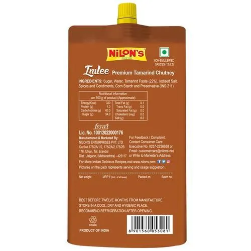 Nilon's Imlee - Tamarind Chutney 90 g view 2