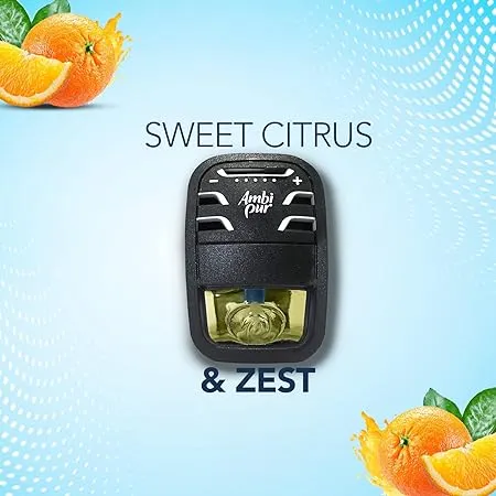 Ambipur Car Air Freshener Refill Sweet Citrus & Zest 7. 5 ml view 2