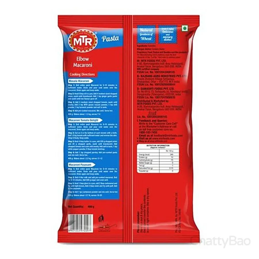 MTR Elbow Macaroni 400 g view 2