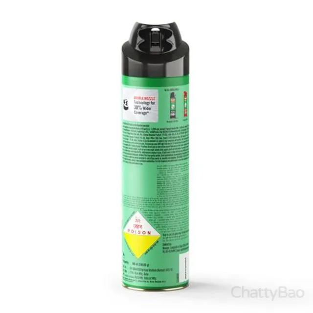 Baygon Max Mosquito & Fly Killer Spray - Regular 400 ml view 2