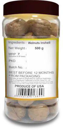 Tulsi California Walnut Inshell Jar 500 g view 3