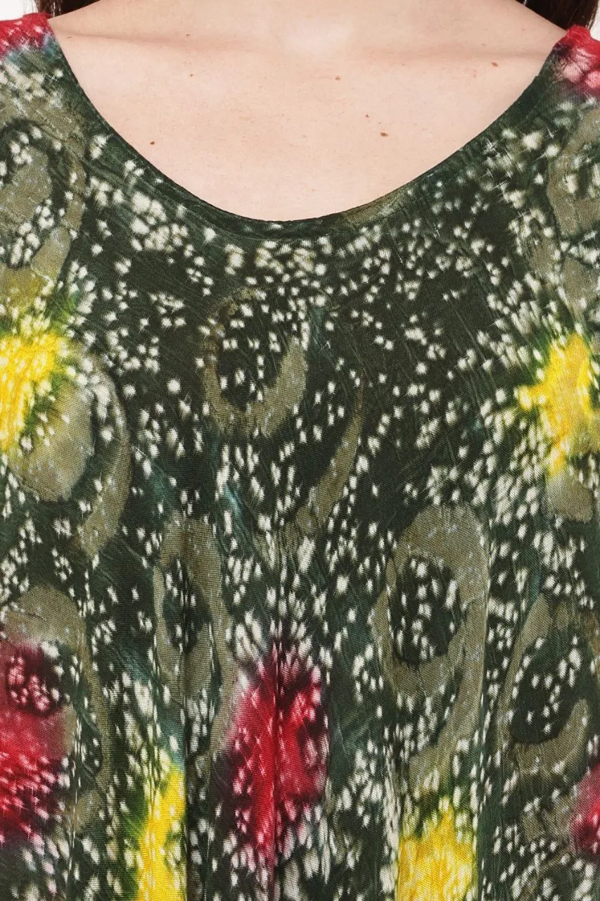 Floral Tie & Die Dress view 4