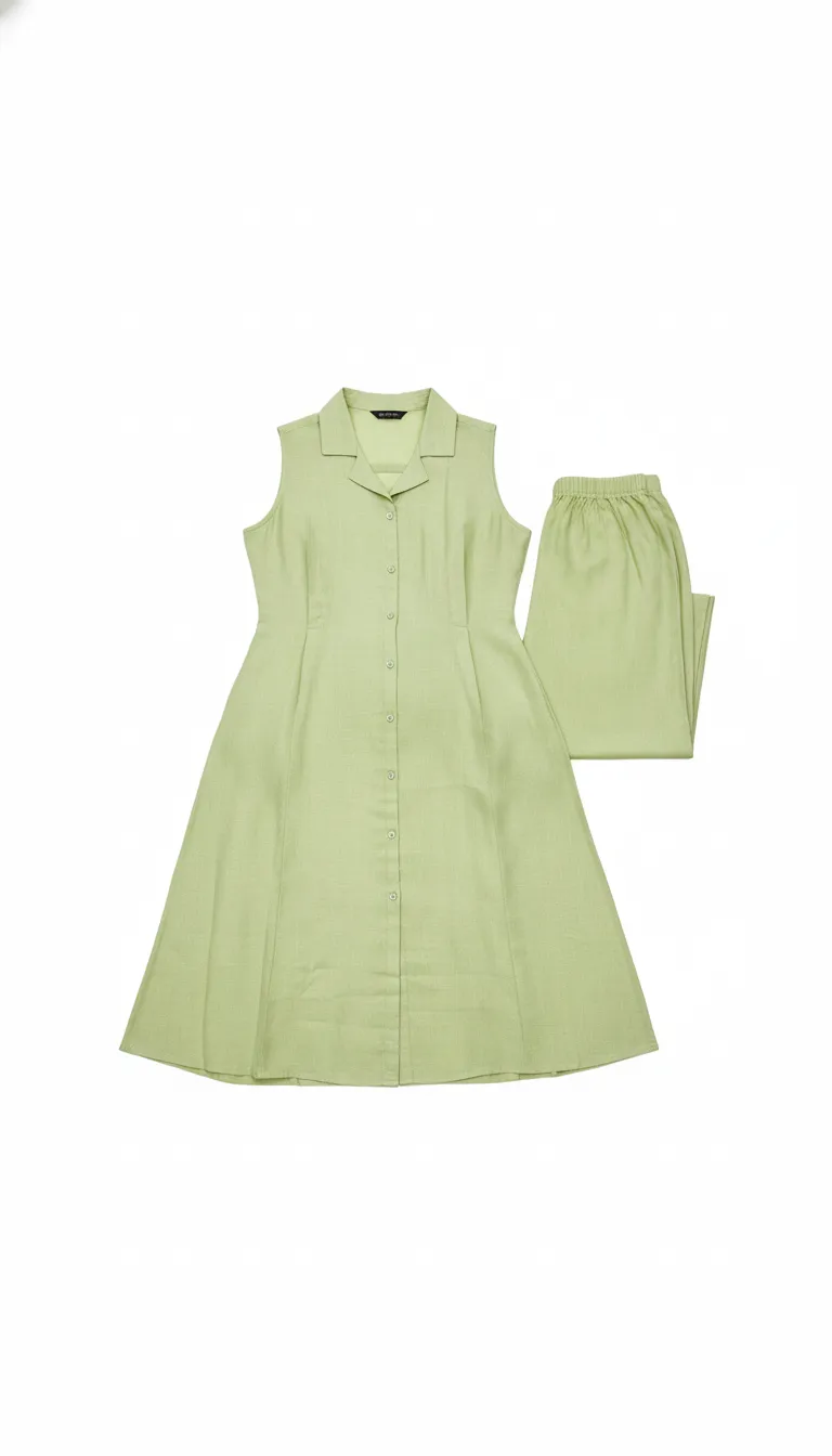 Maternity Dress Kurti Pant Set view 4