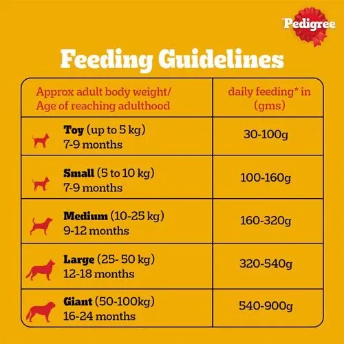 Pedigree Dry Dog Food - Adult, Chicken & Vegetables 370 g view 2