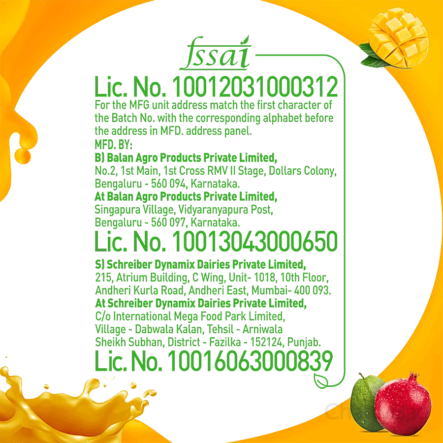 B Natural Mixed Fruit Juice 1 L view 4