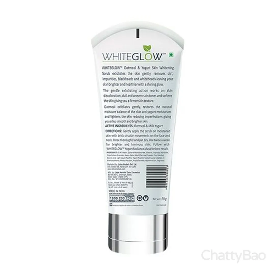 Lotus Herbals Whiteglow Oatmeal & Yogurt Skin Whitening Scrub 50 g view 2