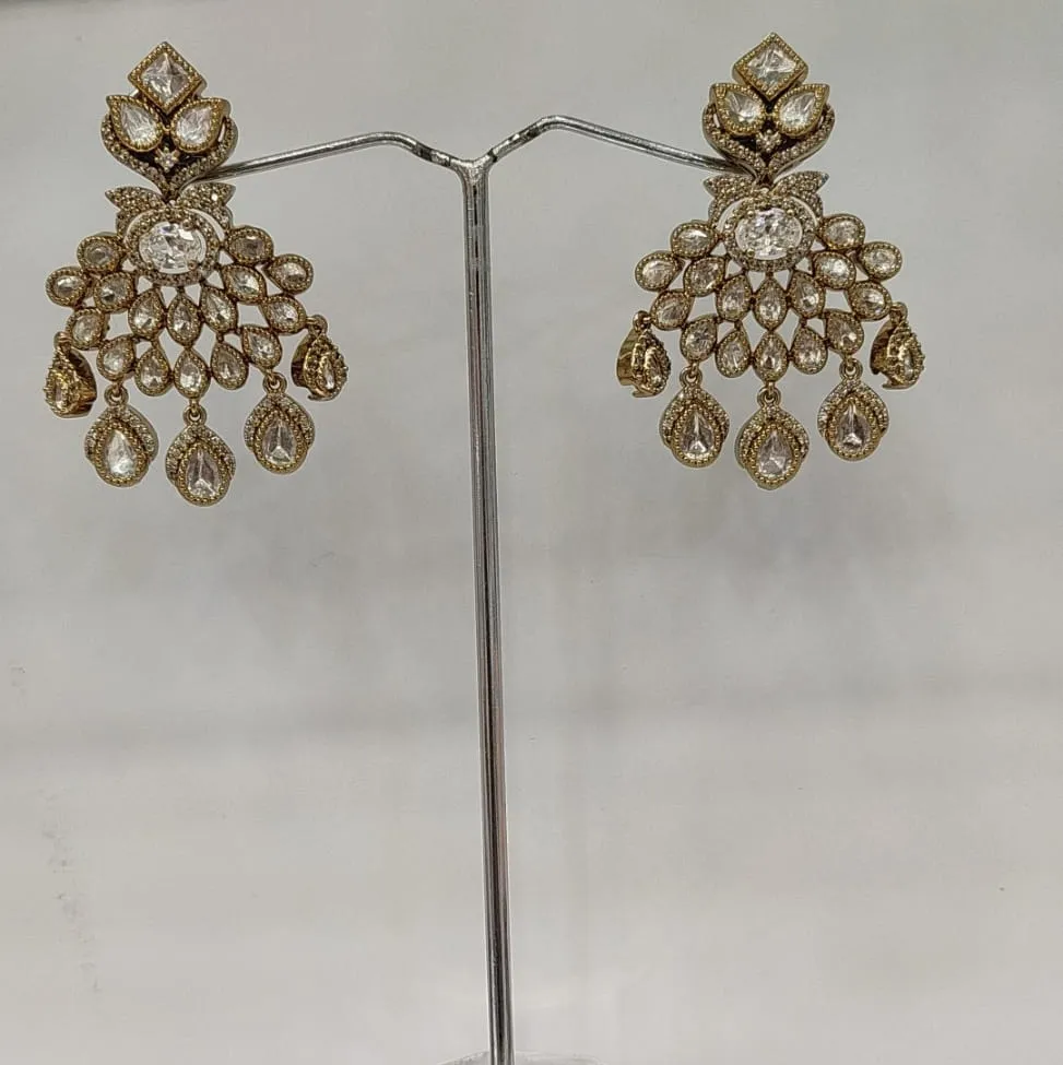 Gold-Tone Chandelier Earrings 🎉 view 2