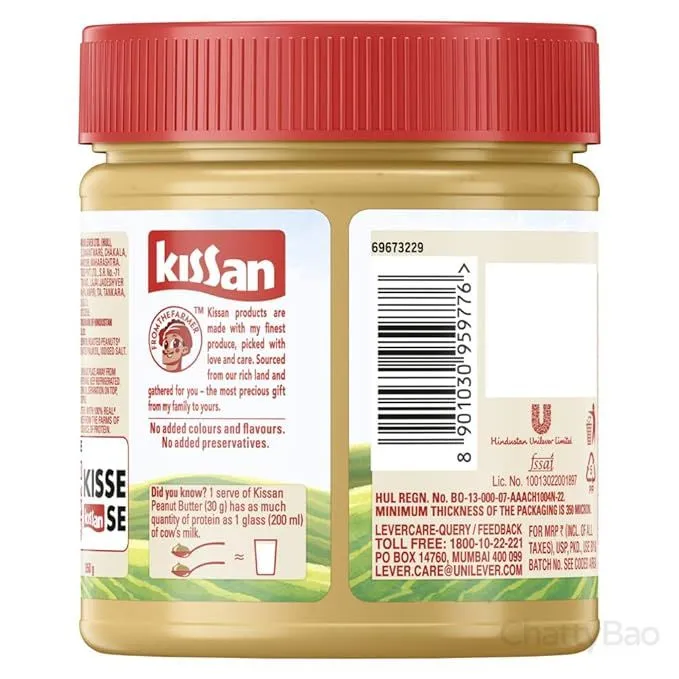 Kissan Peanut Butter - Crunchy 350 g view 2