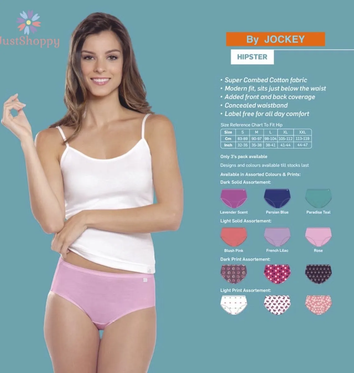 Jockey Hipster Panty 1406 Printed view 3