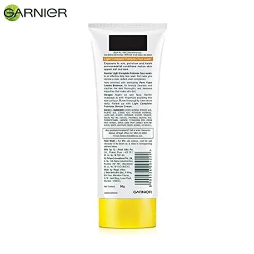 Garnier Skin Naturals Light Complete Face Wash 50 g view 2