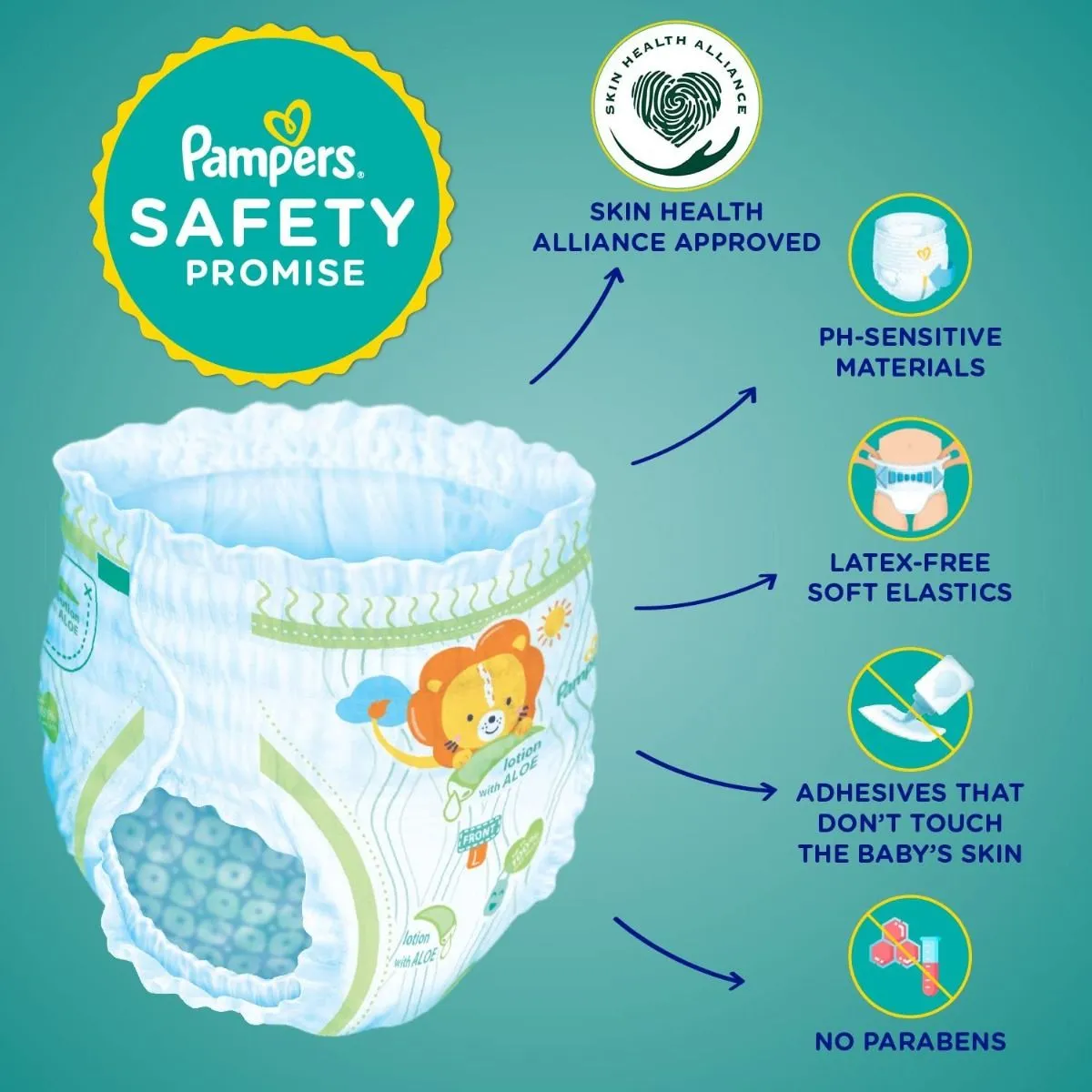 Pampers All Round Protection Pants S 7 Pieces view 2