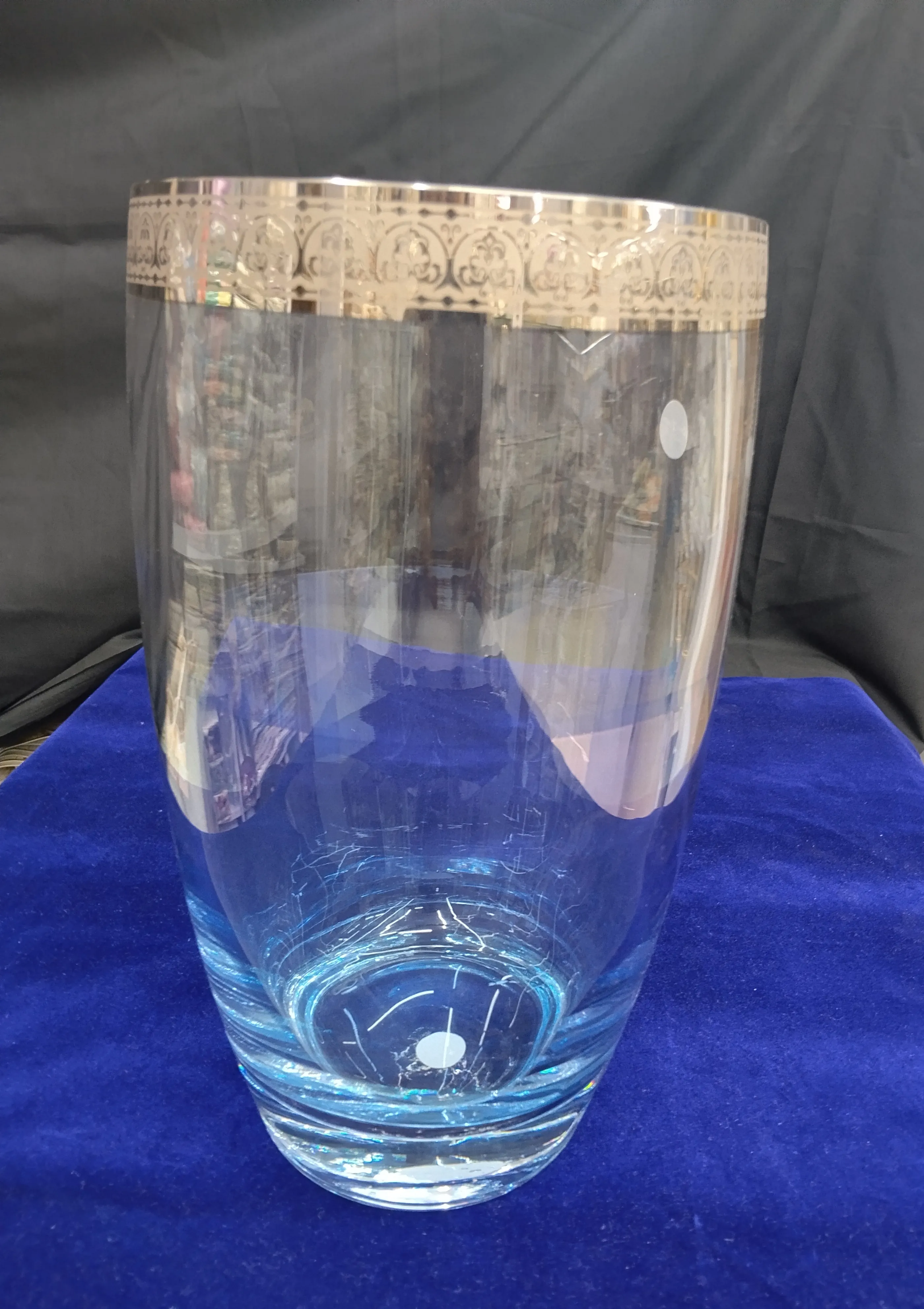 Elegance Gold Rim Vase view 2