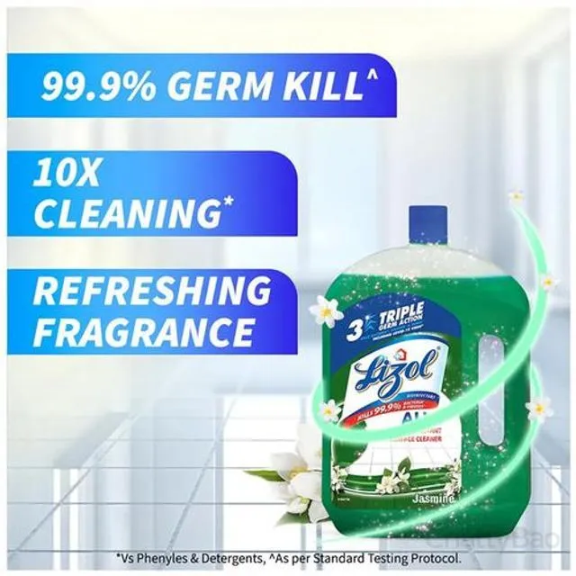Lizol Disinfectant Surface & Floor Cleaner - Jasmine 2 L view 3