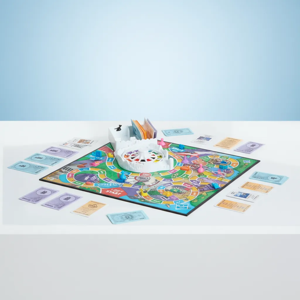 Hasbro Gaming The Game of Life Game, Family Board Game for 2 to 4 Players, for Kids Ages 8 and Up, Includes Colorful Pegs, Multicolour view 5