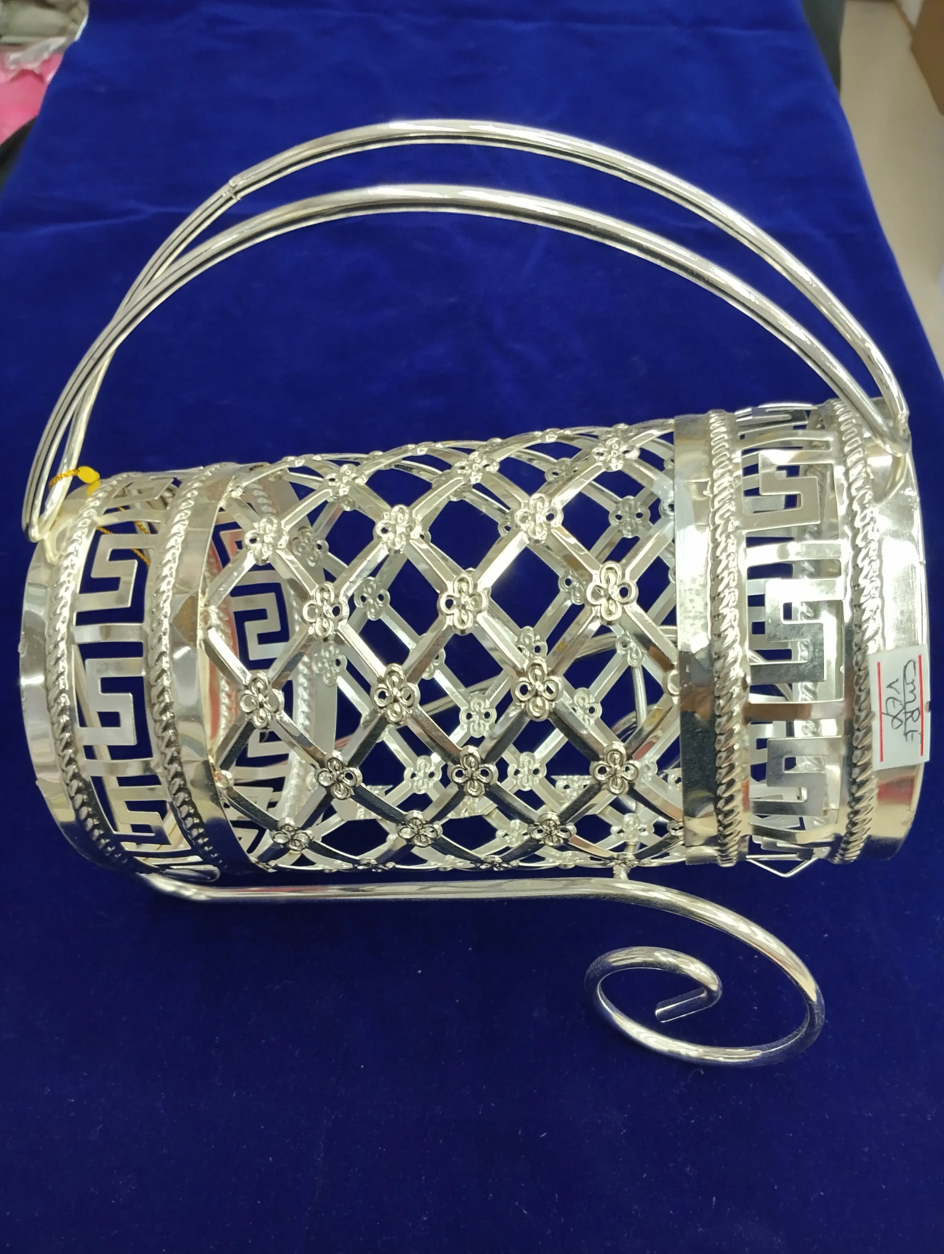 Silver Wine Bottle Holder view 2