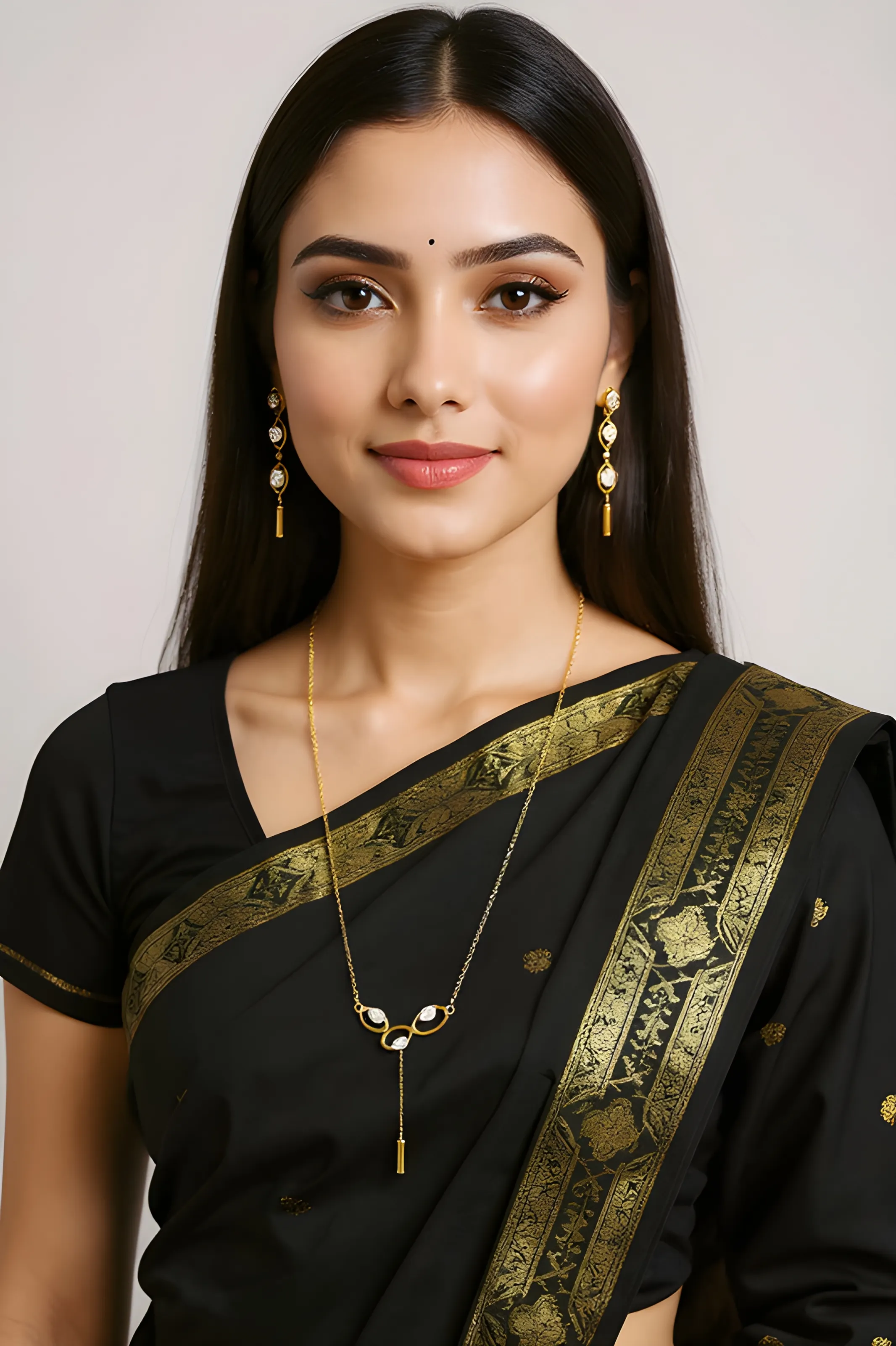 Gold Pandent Set✨✨ view 2