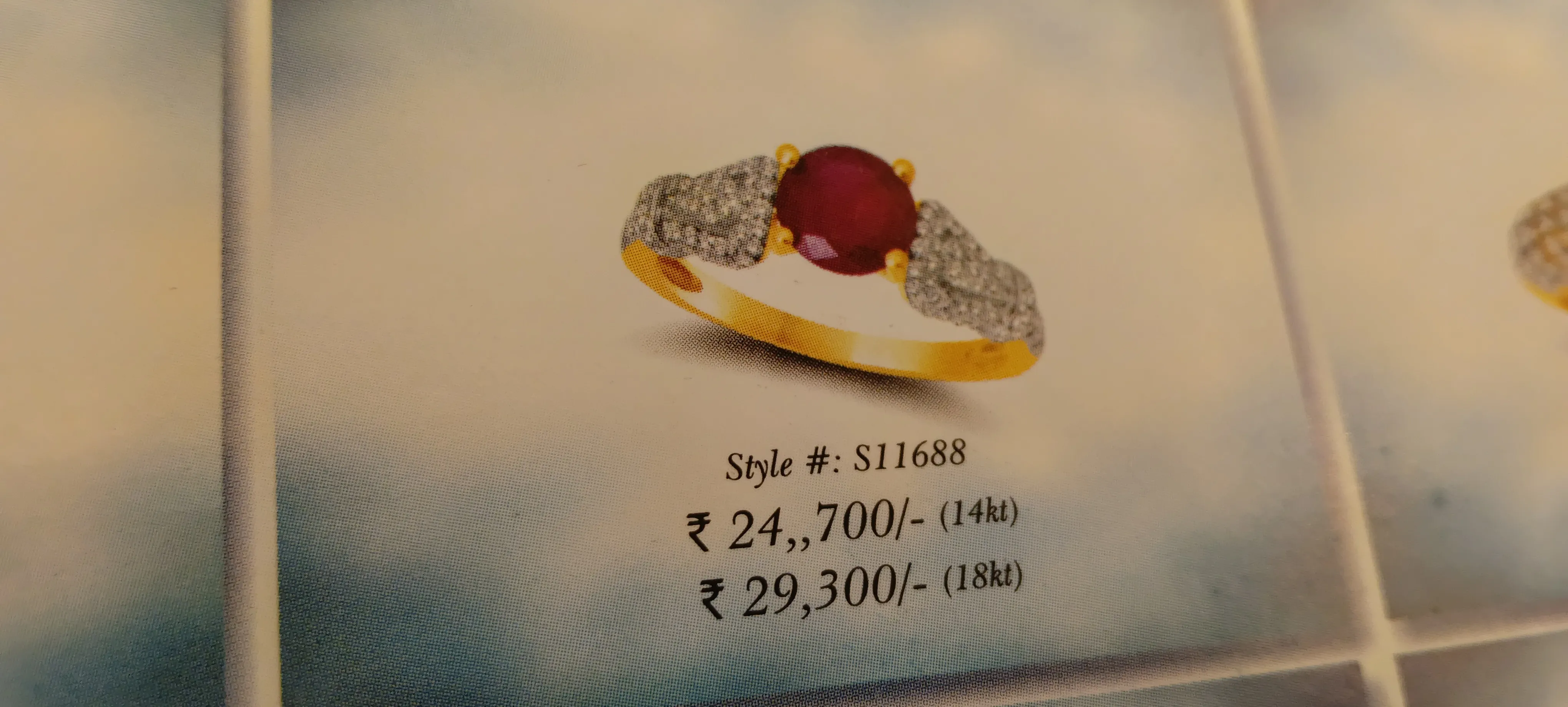 Gold Ruby Ring £ view 3