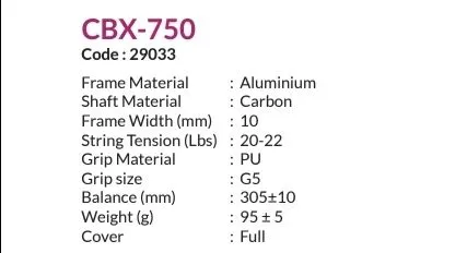 Cosco CBX-750 view 3