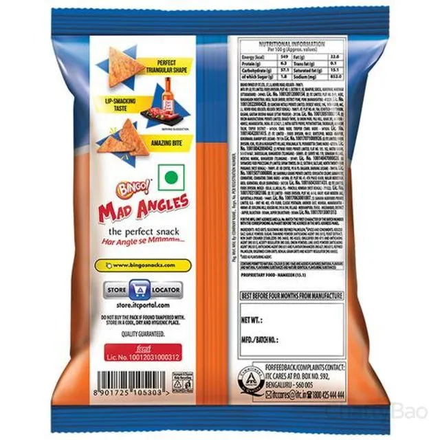 Bingo Mad Angles - Very Peri Peri 66 g view 2