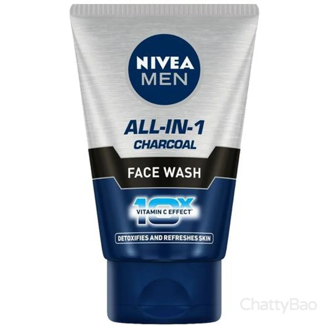 NIVEA MEN All In 1 Charcoal Face Wash 50 g view 2
