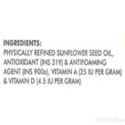 Patanjali Fortified Sunflower Oil Pouch 1 L view 5