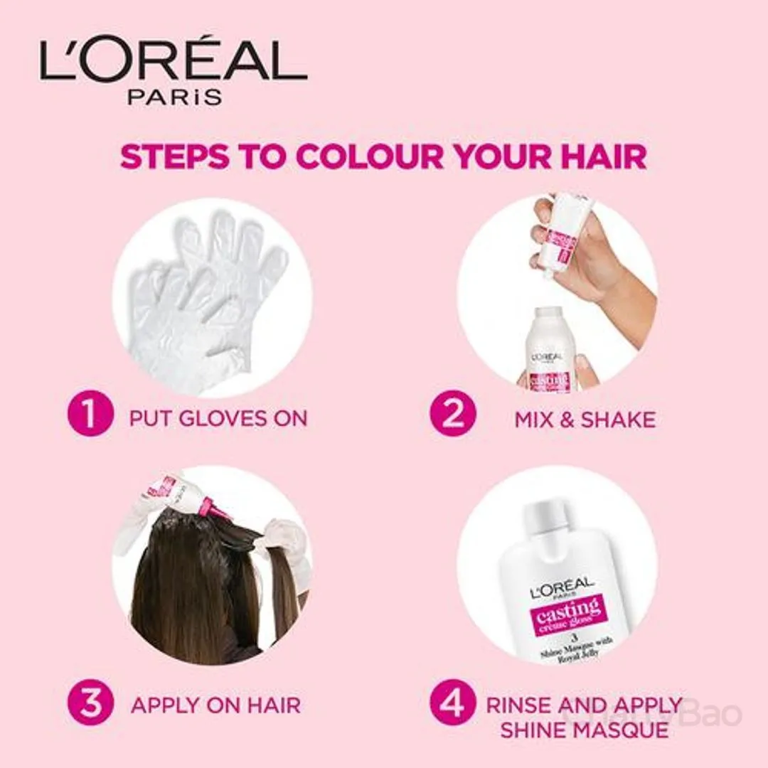 Loreal Paris Casting Creme Gloss Hair Colour - 316 Burgundy 159 g view 2