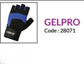 Cosco GELPRO Gym Gloves view 2