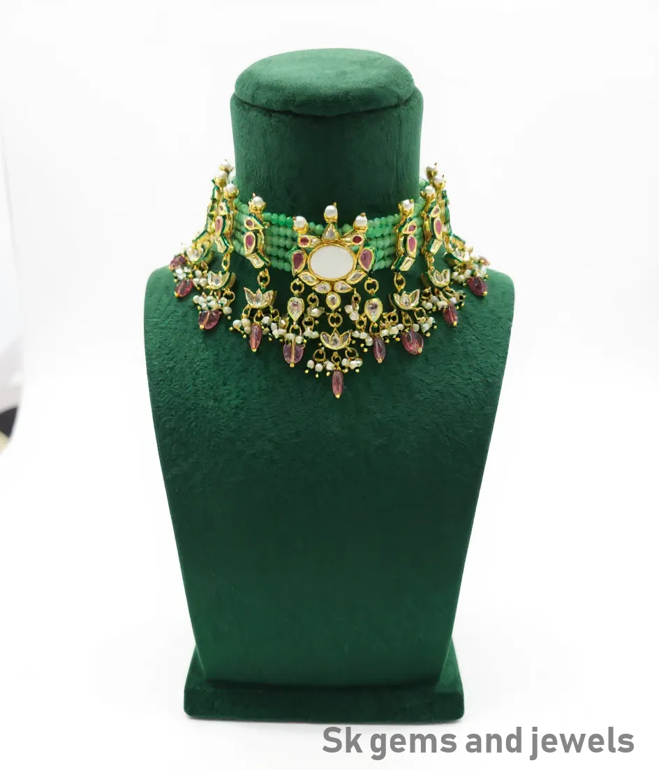 Gemstone Embellished Necklace view 2