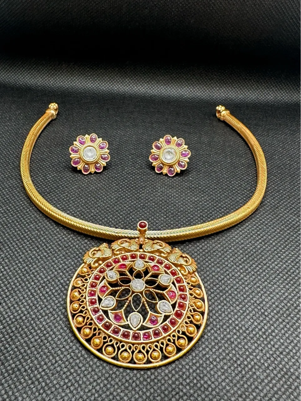 Gold Plated Necklace Set view 2