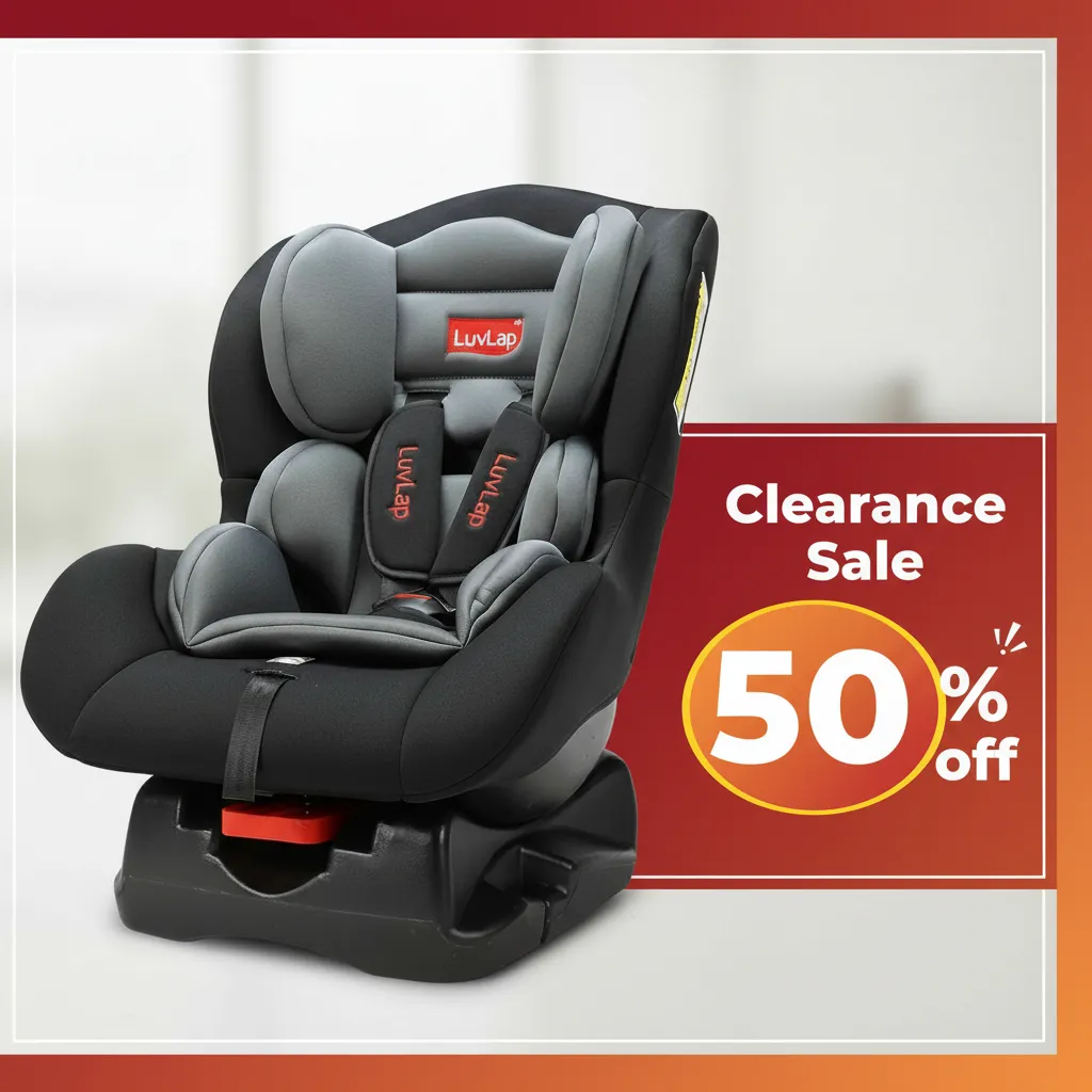 LuvLap Sports Convertible Car Seat view 2