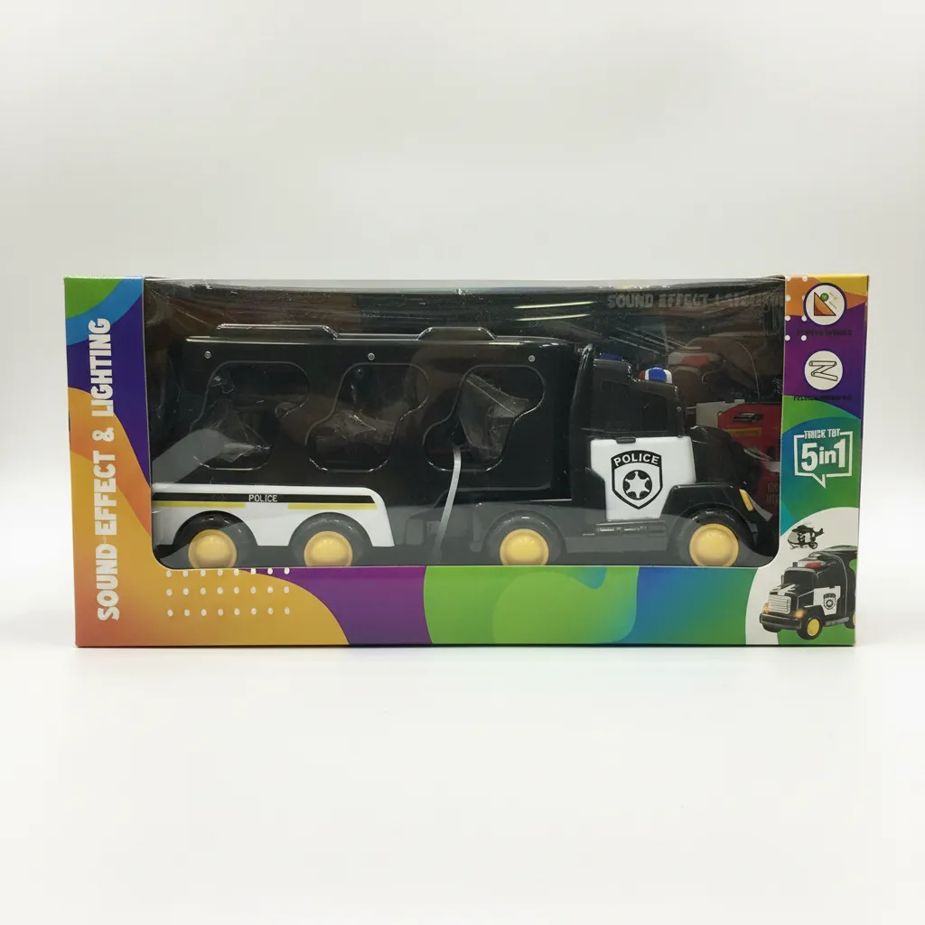 Double-Decker Transport Truck Toy view 2