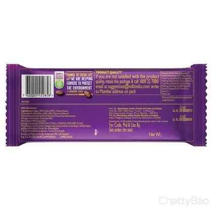 Cadbury Dairy Milk Silk Bubbly Chocolate 120 g view 2