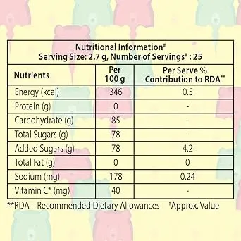 Alpenliebe Juzt Jelly Fruity Bears - Mixed Fruit Flavour 29.7 g view 2