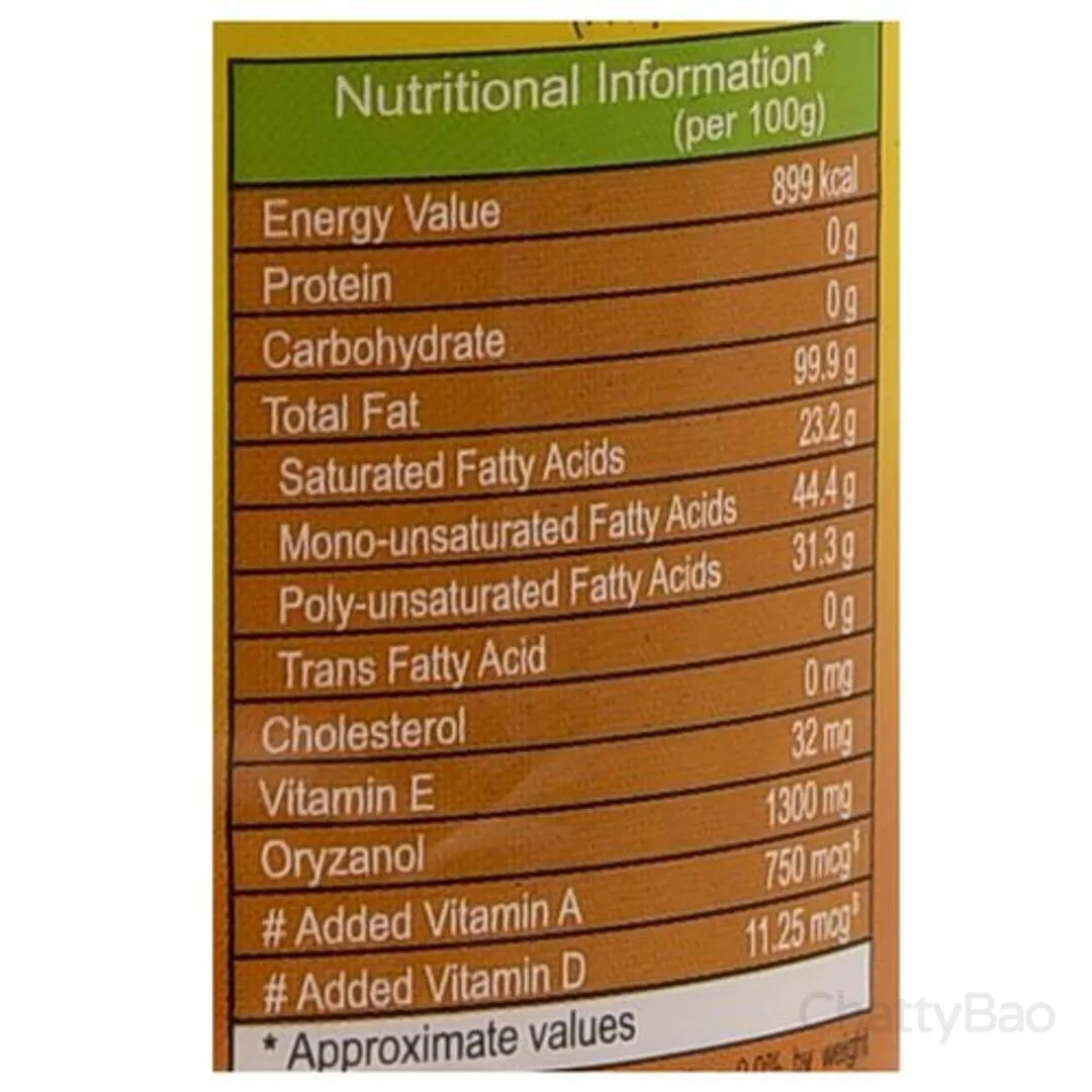 Patanjali Fortified Rice Bran Oil Bottle 1 L view 3