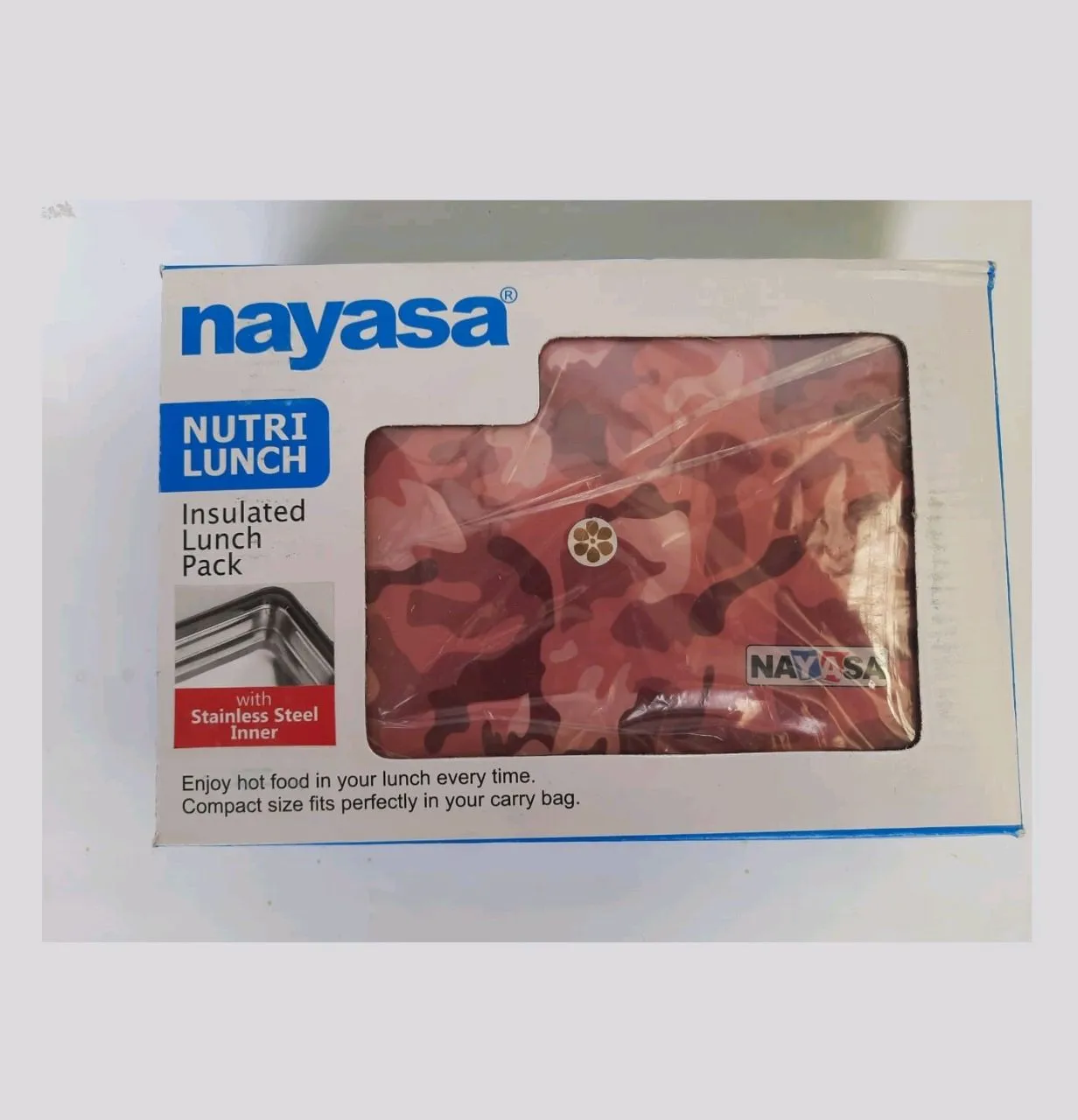 Nayasa Nutri Lunch Box, Army, 1 Pcs view 2