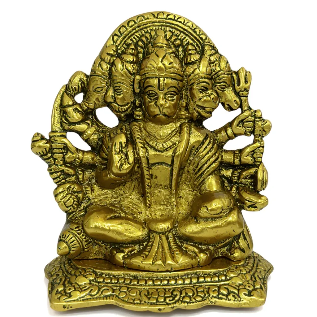 Brass Panch Mukhi Hanuman Ji